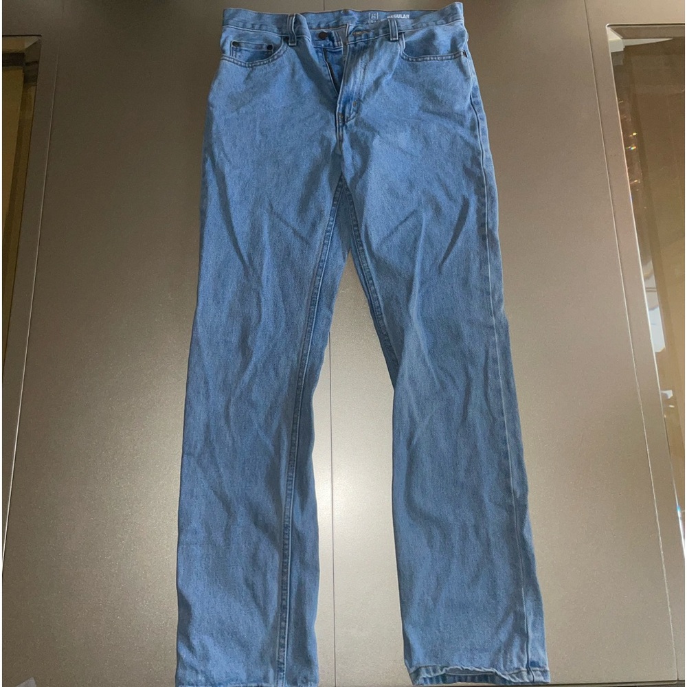 Light wash jeans